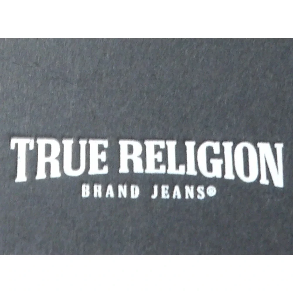 NWT True Religion Cargo Pants Men 34 Bracken Brown Super T Stitch Baggy Workwear